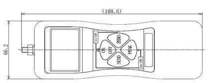 DS2系列外置傳感器推拉力計結構尺寸圖1