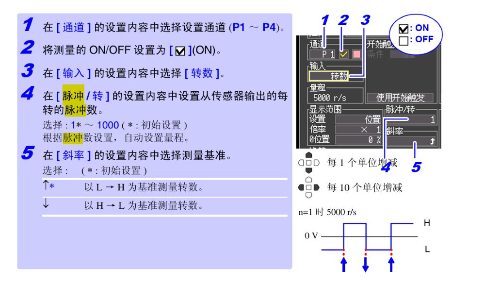 LR8431-30轉(zhuǎn)速測(cè)量的設(shè)置